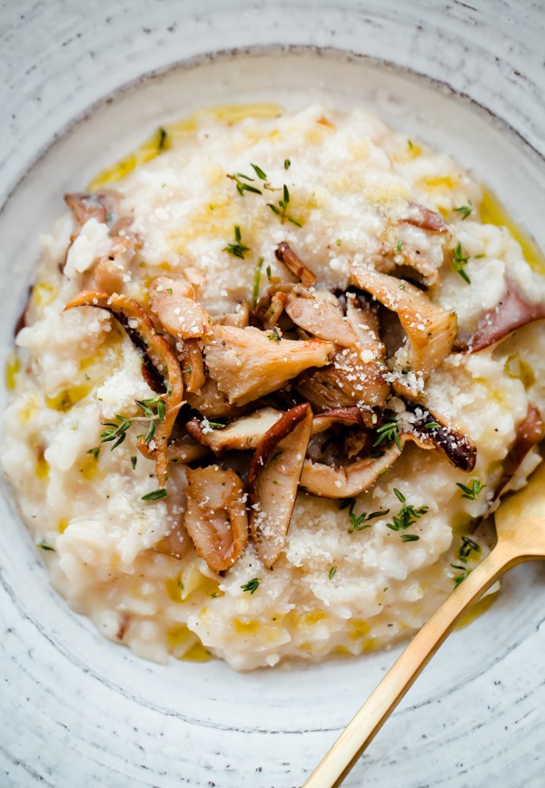 Easy NoStir Mushroom Risotto A Beautiful Plate