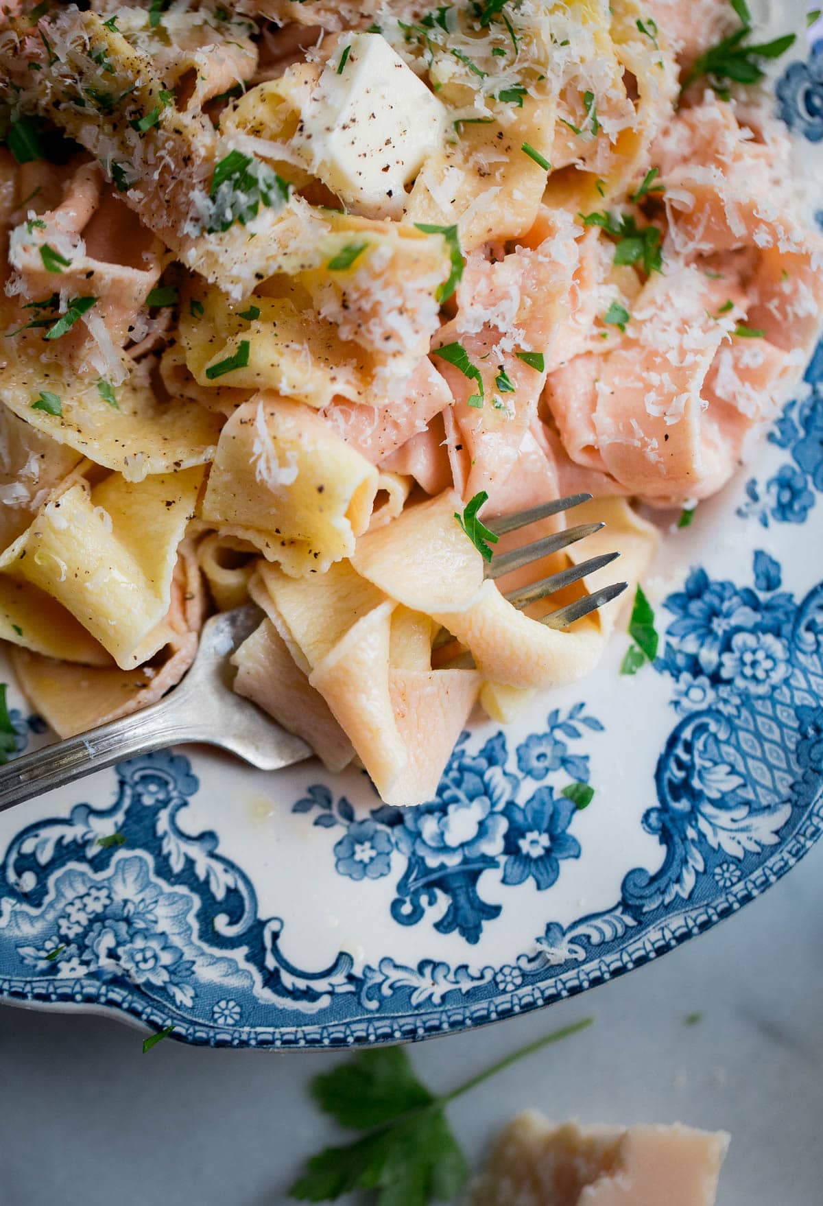 Homemade Pappardelle Pasta (two ways!) - A Beautiful Plate