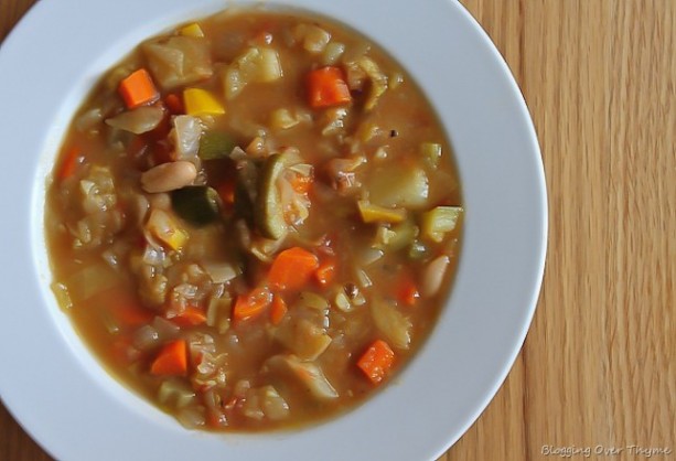 Hearty Winter Minestrone Soup - A Beautiful Plate