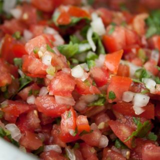 Homemade Pico de Gallo - A Beautiful Plate