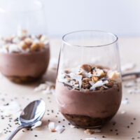 Sundaes with Chocolate Caramel and Macadamia Nut Sauce 