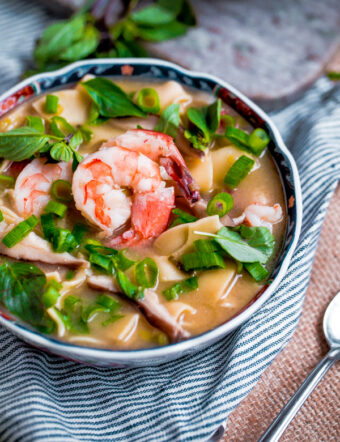 Asian Shrimp Noodle Soup