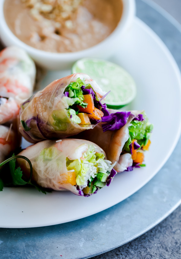 brown-rice-shrimp-summer-rolls-with-peanut-lime-dipping-sauce (1) - A ...