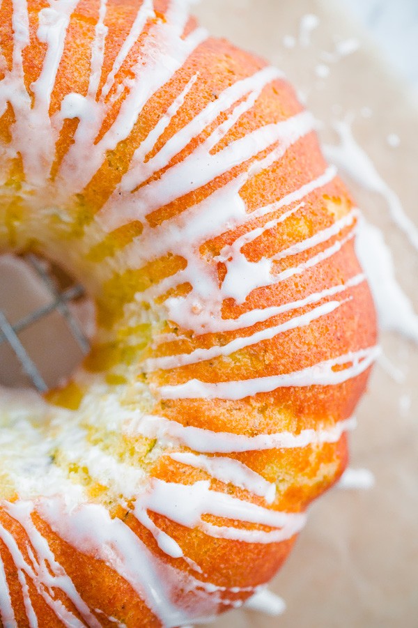 Zucchini Cardamom Bundt Cake With Lemon Glaze A Beautiful Plate