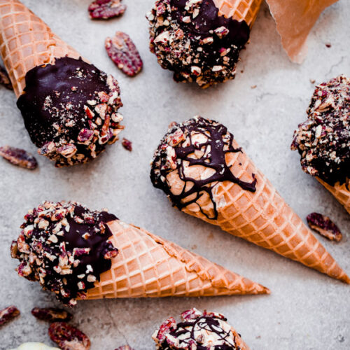 Just The Fun Part, Waffle Cones - Pumpkin Spice & White Chocolate