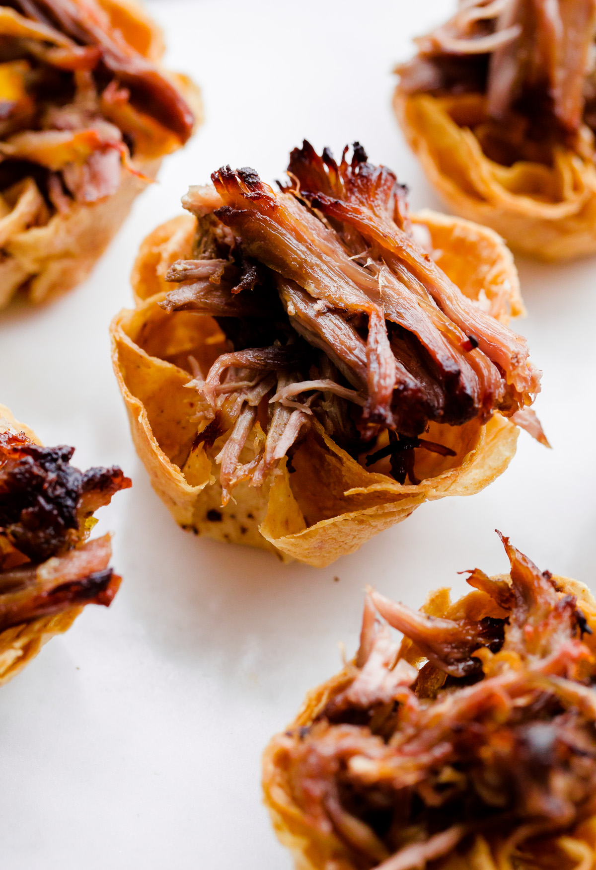 Slow Cooker Carnitas Taco Bites - A Beautiful Plate