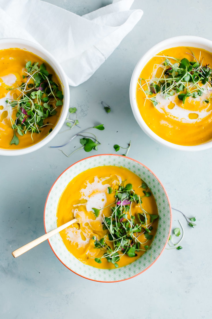 Vegan Garam Masala Carrot Soup - A Beautiful Plate