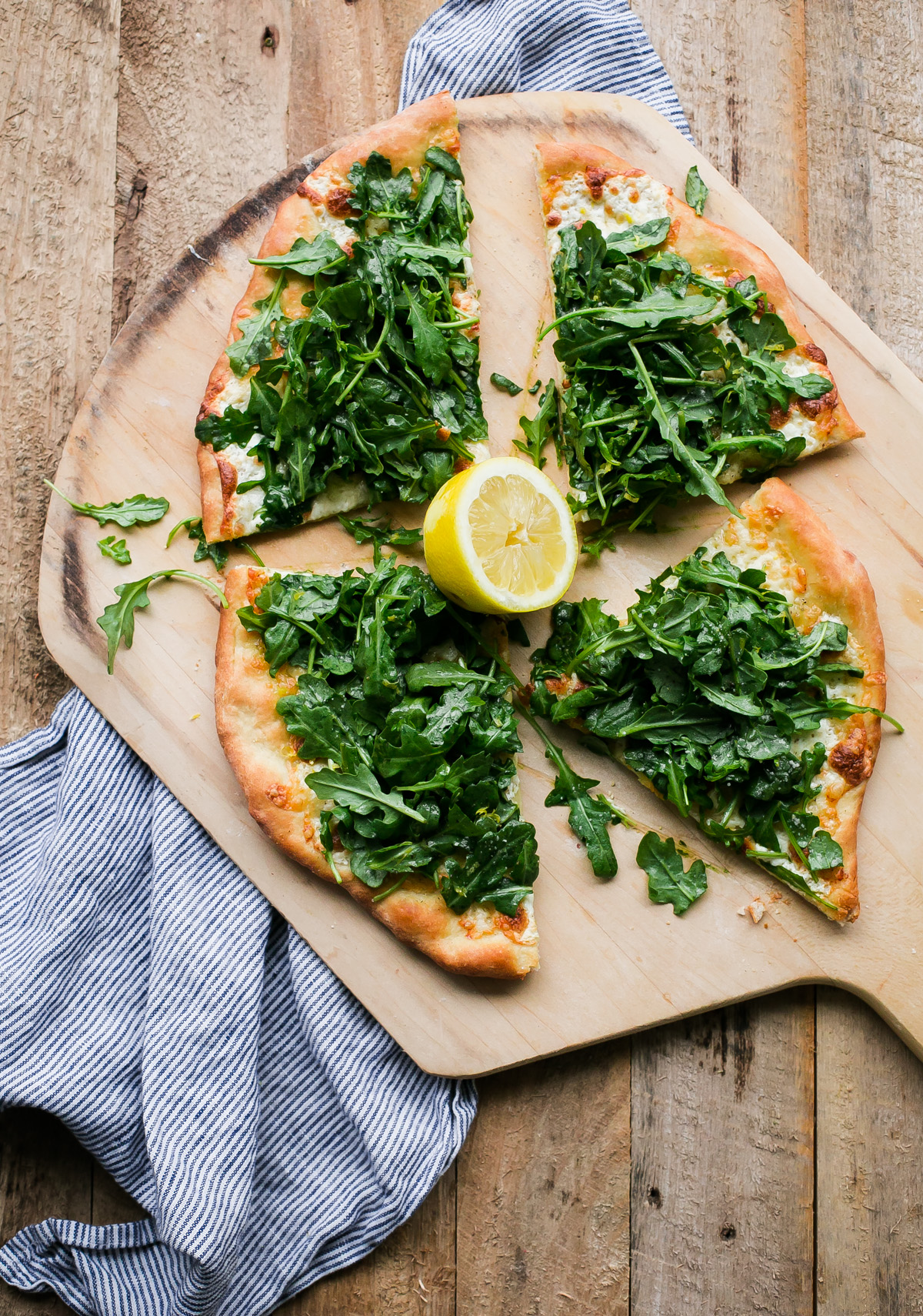 lemon-truffle-arugula-pizza-1-8 - A Beautiful Plate