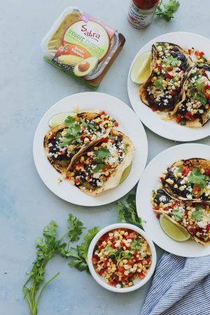 Southwestern Black Bean Tacos - A Beautiful Plate