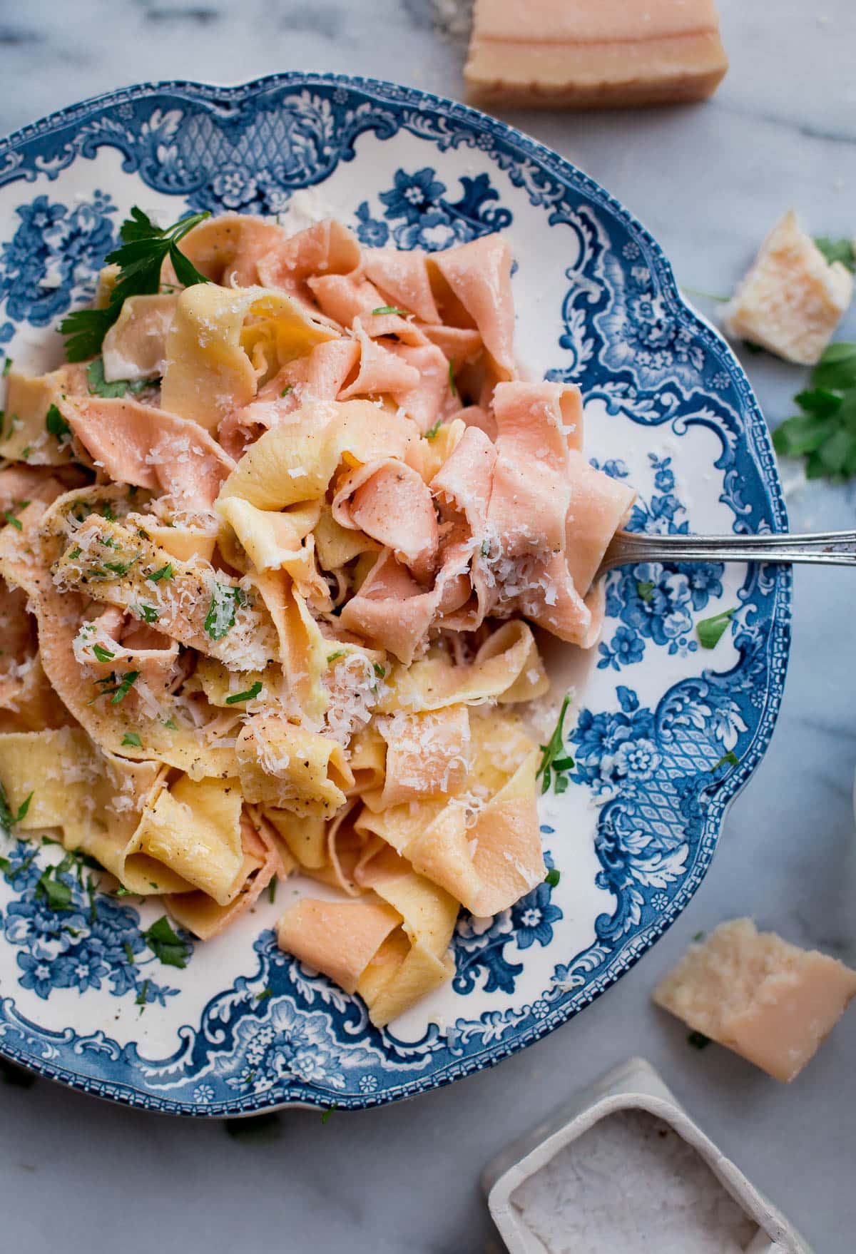 Homemade Pappardelle Pasta (two ways!) - A Beautiful Plate