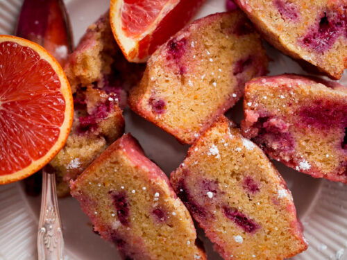 Almond Mini Bundt Cakes with Orange Glaze - My Sweet Precision