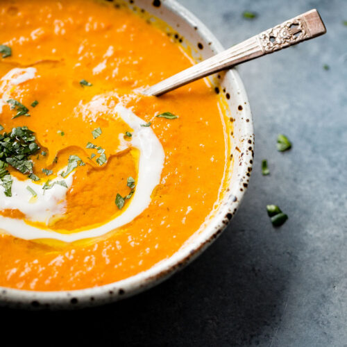 Carrot Pumpkin Soup - Ahead of Thyme