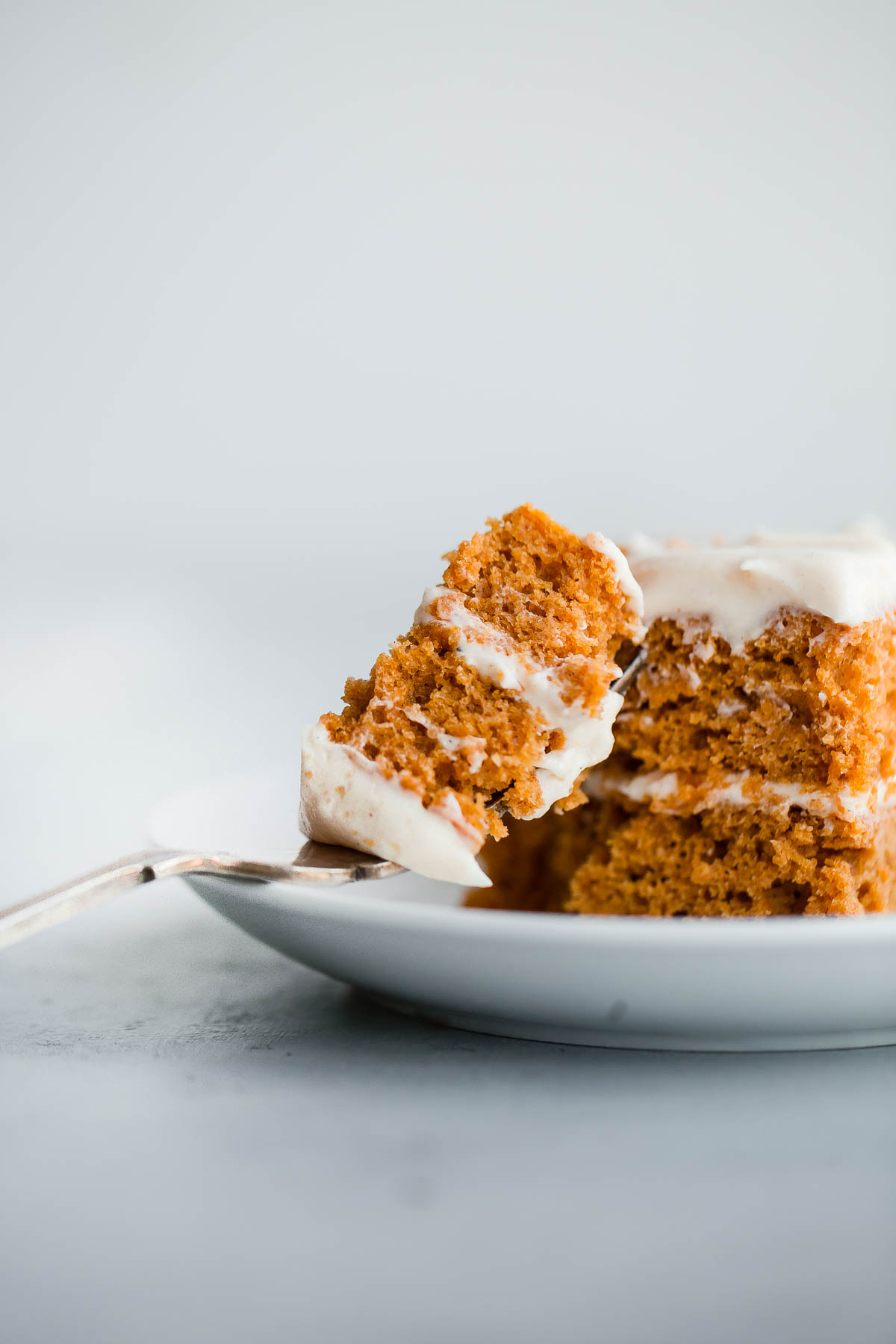 Pumpkin Sheet Cake with Spiced Cream Cheese Frosting - A Beautiful Plate