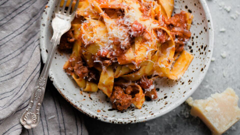 Slow Cooker Bolognese Sauce - A Beautiful Plate