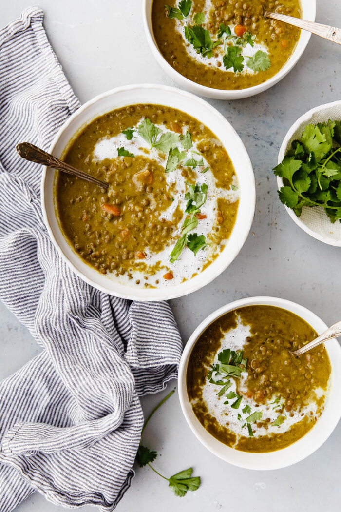 Slow Cooker Curried Lentil Soup - A Beautiful Plate