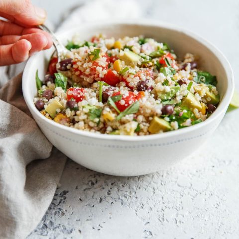 Southwest Quinoa Salad (with VIDEO!) - A Beautiful Plate