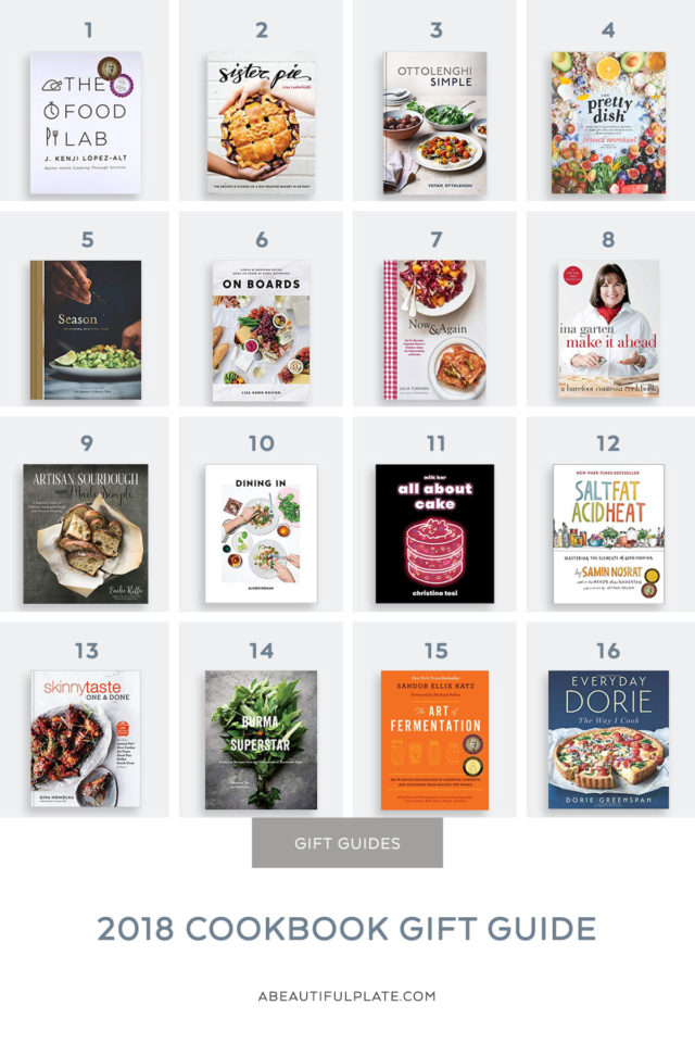 2018 Cookbook Gift Guide - A Beautiful Plate