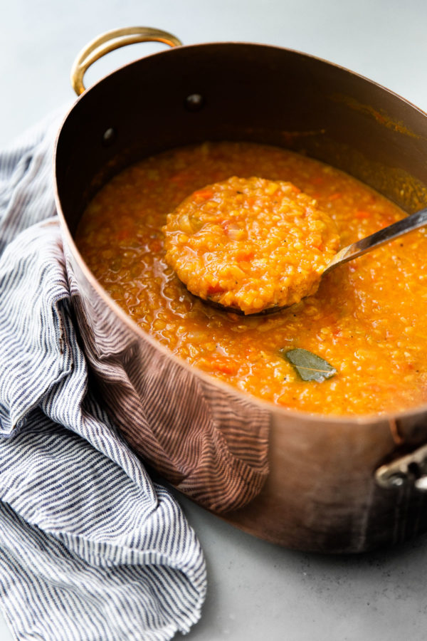 Hearty Red Lentil Soup How To Cook Red Split Lentils A Beautiful Plate