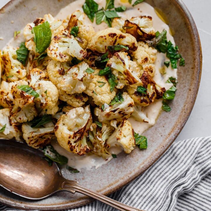 Roasted Cauliflower with Tahini (Roasted Cauliflower Recipe) - A ...