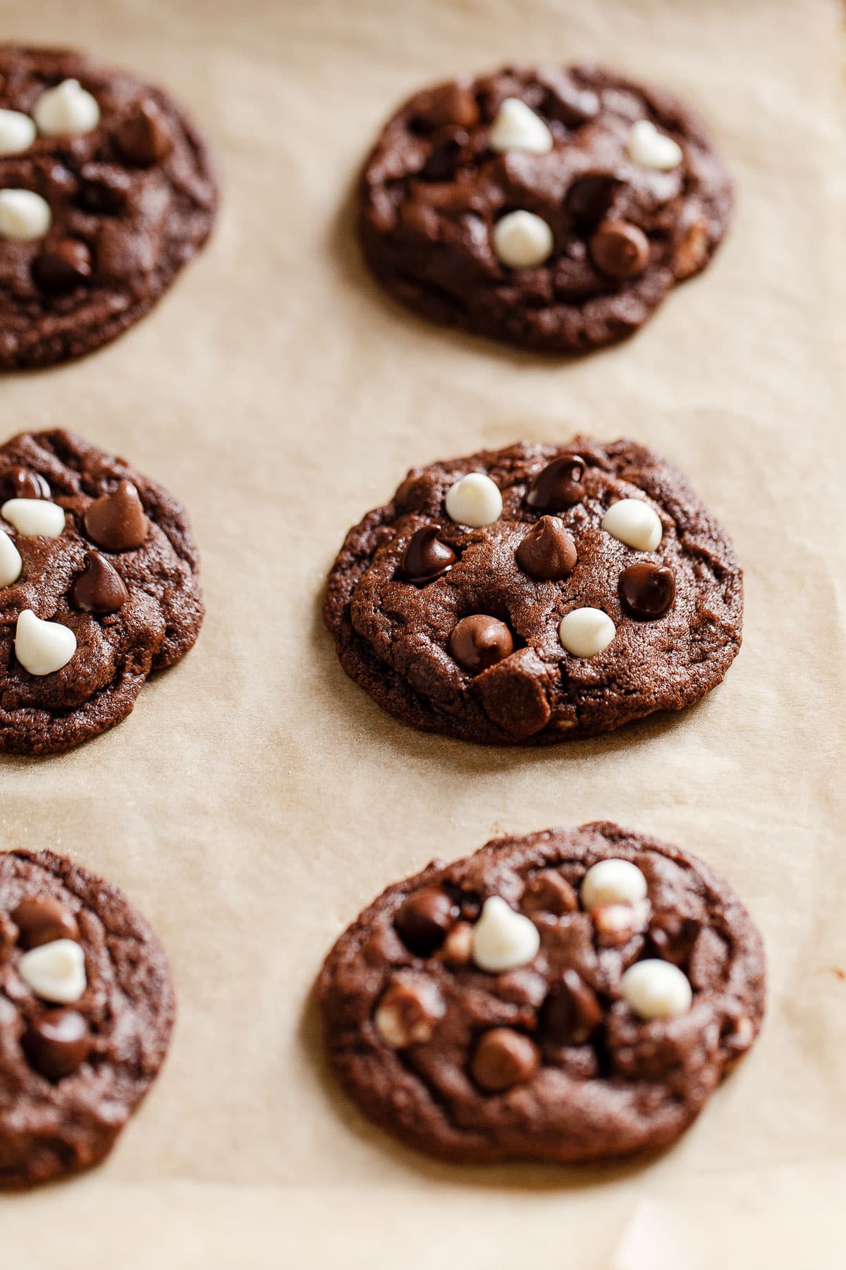 Triple Chocolate Cookies (Chewy Chocolate Cookie Recipe) - A Beautiful ...