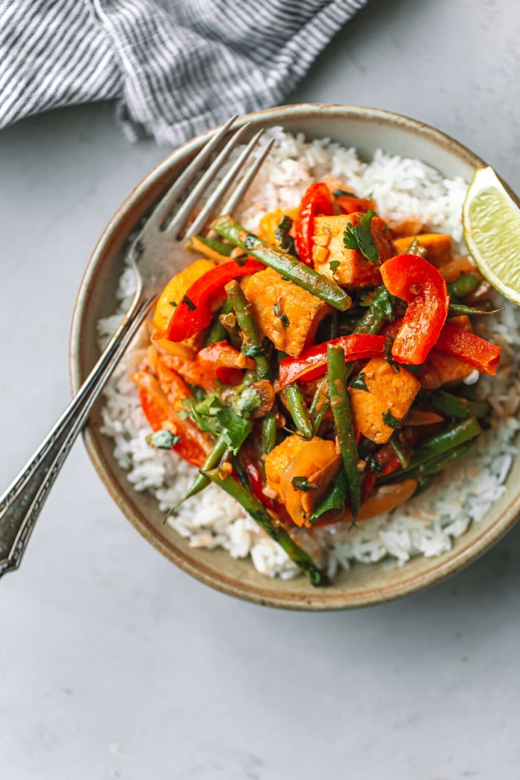 Thai Red Curry Tofu Recipe A Beautiful Plate