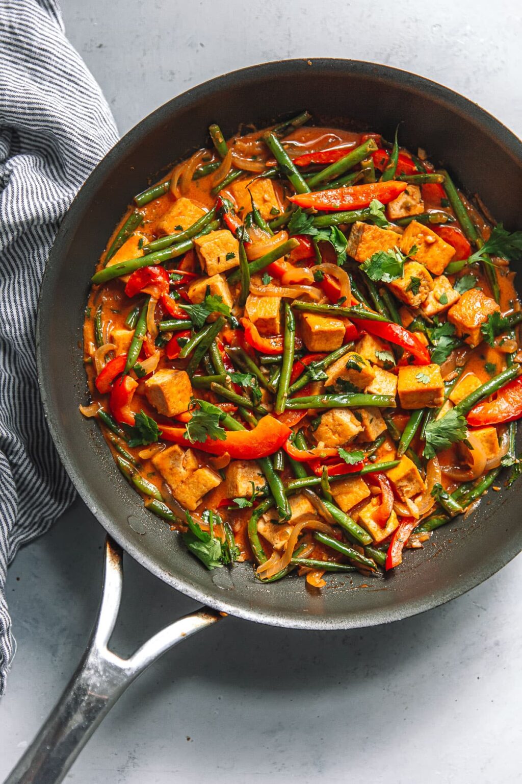 Thai Red Curry Tofu Recipe - A Beautiful Plate