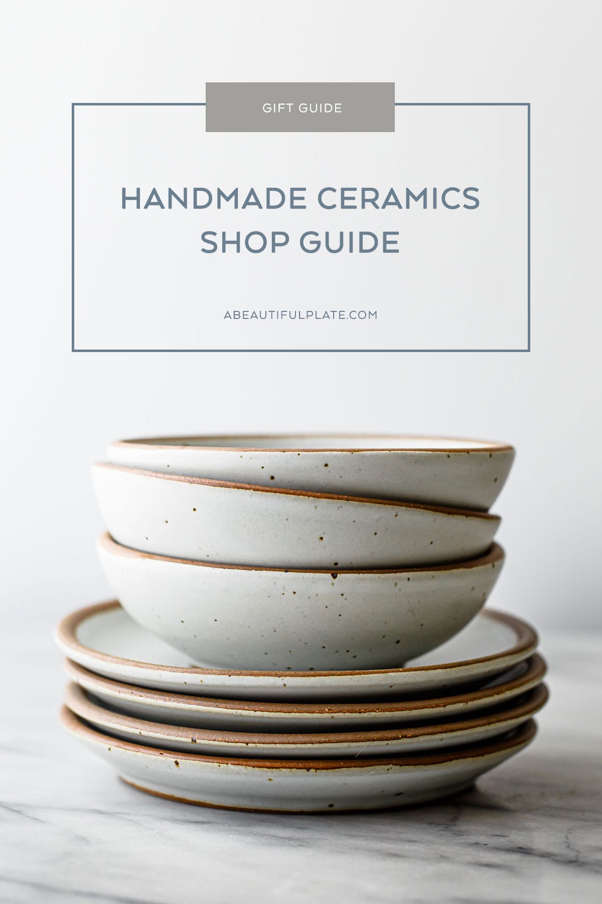 Handmade Ceramics Shop Guide - A Beautiful Plate