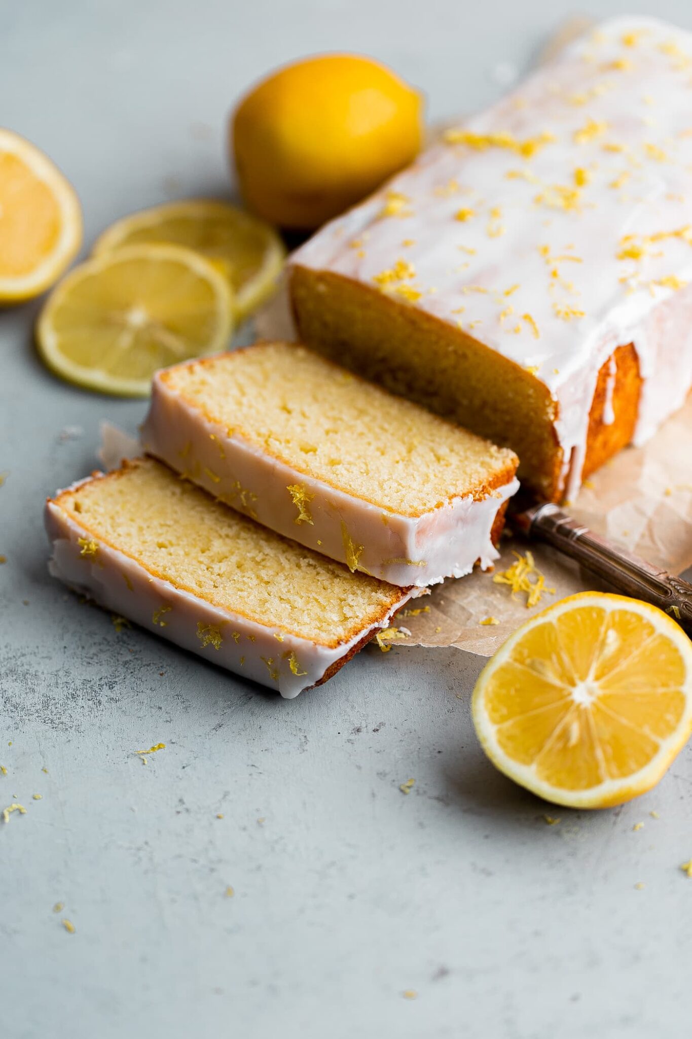 Lemon Loaf Cake - A Beautiful Plate