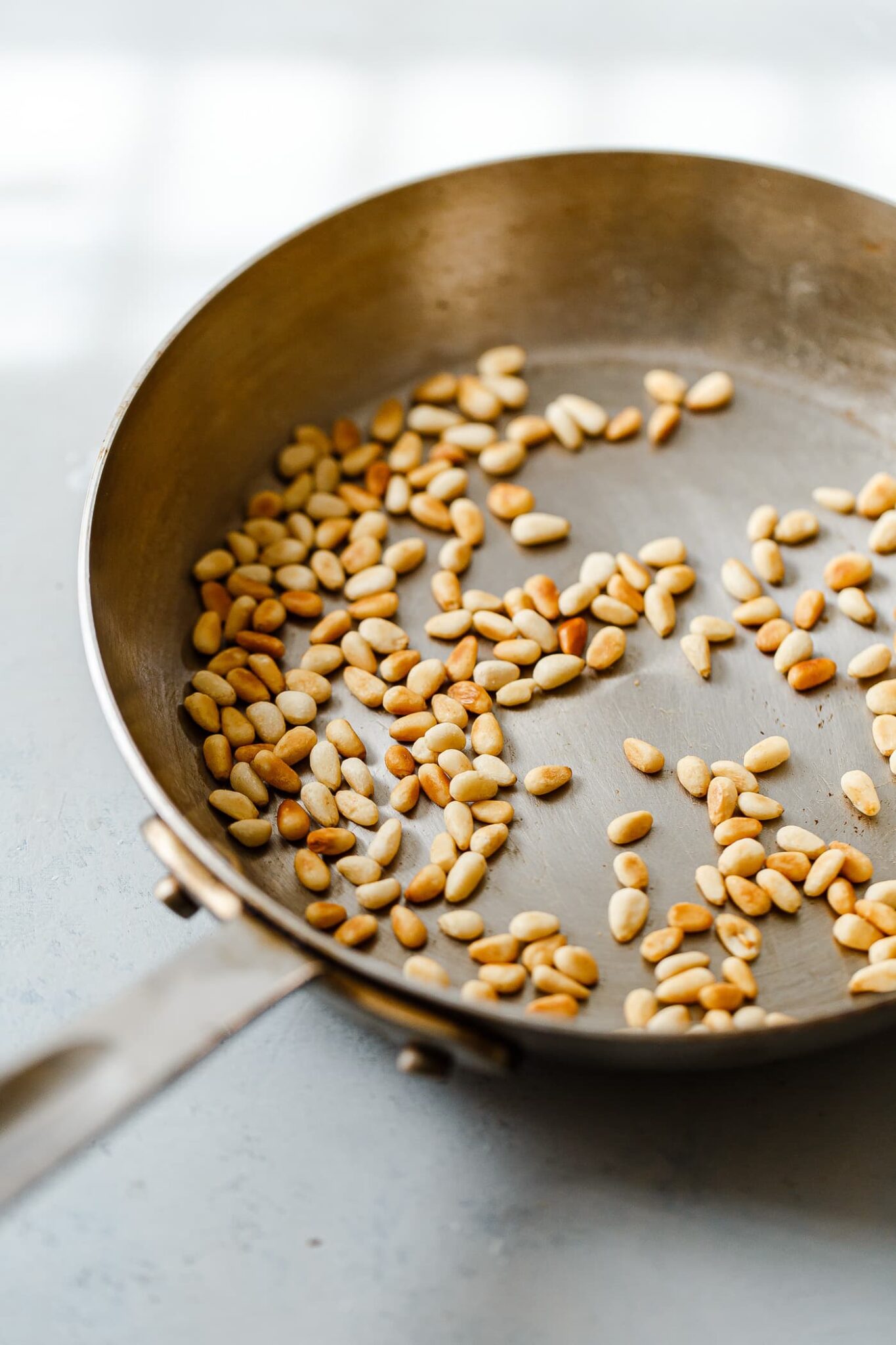 How To Toast Pine Nuts Oven And Dry Skillet Method A Beautiful Plate   Toasting Pine Nuts On Stovetop Scaled 