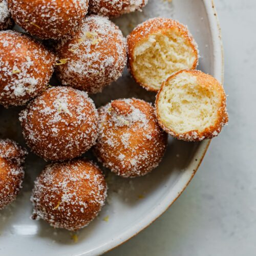 Ricotta Donuts Recipe (with Sugar Flavor Variations) - A Beautiful Plate