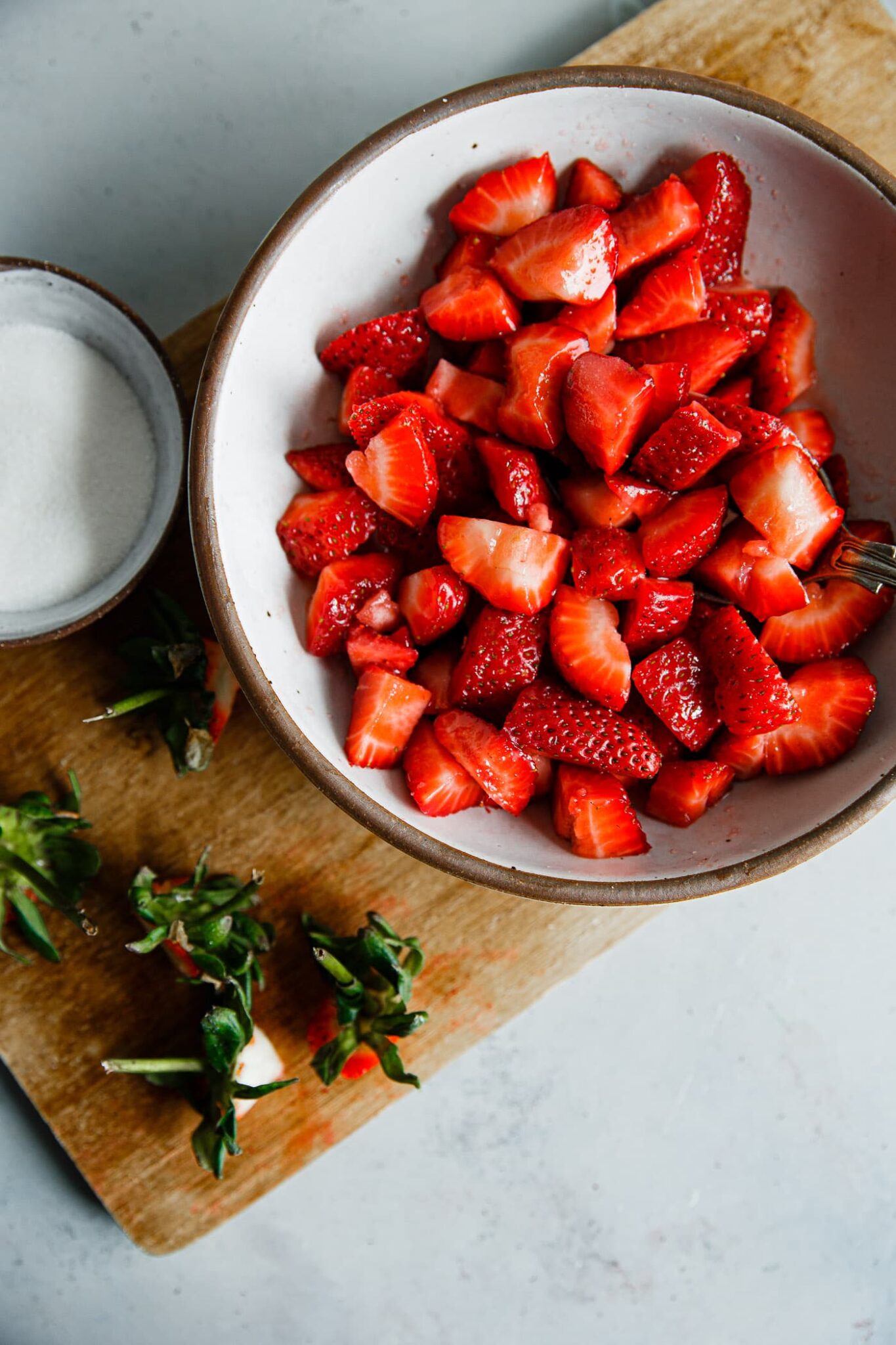 Strawberry Shortcakes with Lemon Curd Whipped Cream - A Beautiful Plate