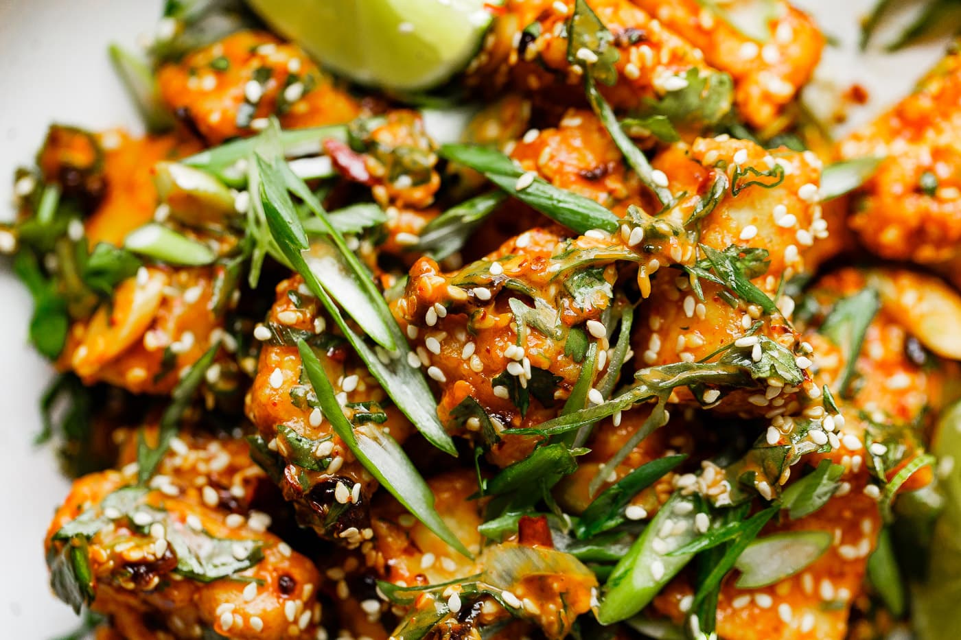 Crispy Tofu with Spicy Chili Crisp Peanut Sauce - A Beautiful Plate